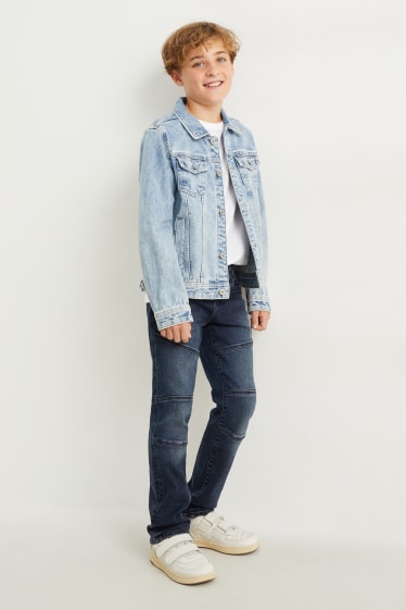 Kinder - Straight Jeans - dunkelblau