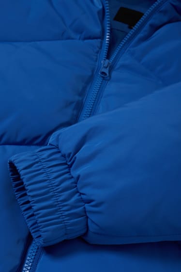 Pánské - Prošívaná bunda - modrá