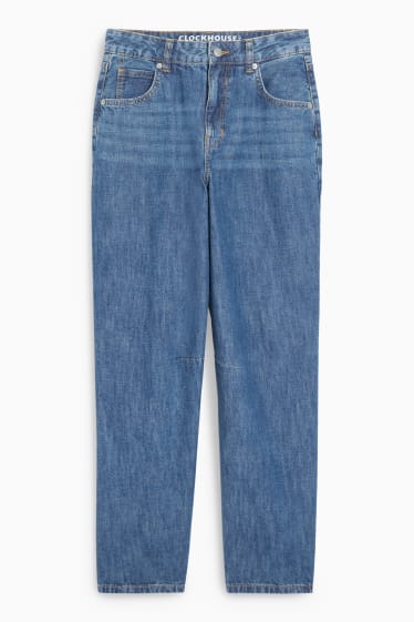 Jóvenes - CLOCKHOUSE - relaxed jeans - mid waist - vaqueros - azul