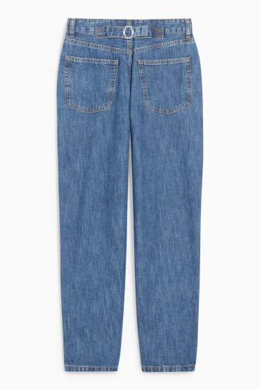Dospívající a mladí - CLOCKHOUSE - relaxed jeans - mid waist - džíny - modré
