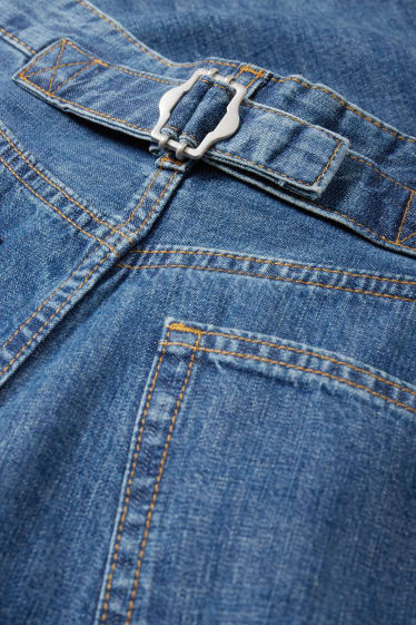Dospívající a mladí - CLOCKHOUSE - relaxed jeans - mid waist - džíny - modré