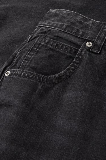 Dámské - CLOCKHOUSE - relaxed jeans - mid waist - džíny - tmavošedé