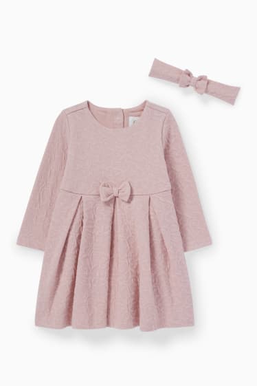 Baby Girls - Baby outfit - 2 piece - rose