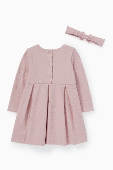 Baby Girls - Baby outfit - 2 piece - rose