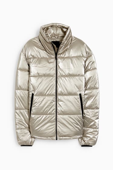 Damen - Steppjacke - silber