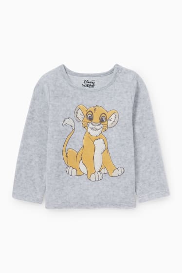 Neonati - Il Re Leone - pigiama invernale neonati - 2 pezzi - grigio chiaro melange