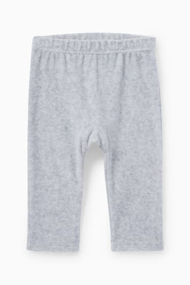Unisex - Der König der Löwen - Baby-Winterpyjama - 2 teilig - hellgrau-melange