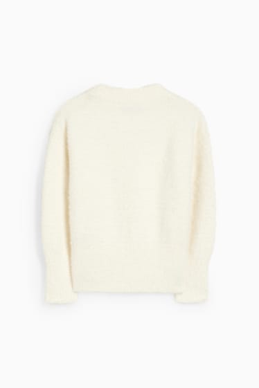 Kinder Mädchen - Pullover - cremeweiss