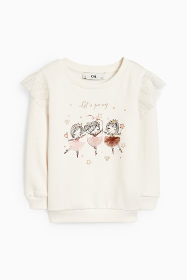 Enfants filles - Sweat - blanc