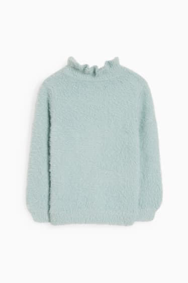 Enfants filles - La Reine des Neiges - pullover - vert menthe