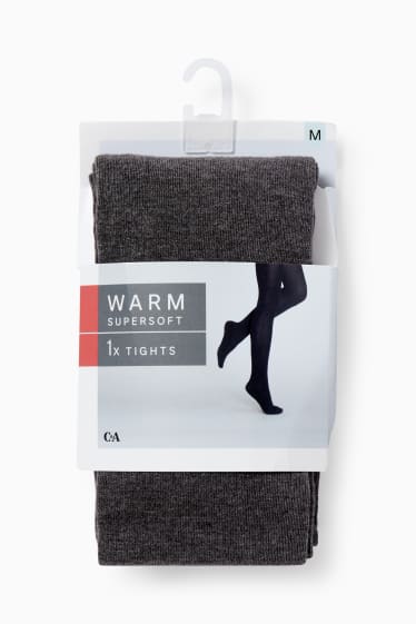 Women - Thermal tights - dark gray