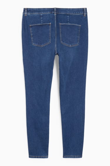 Kobiety - Jegging jeans - wysoki stan - dżins-niebieski