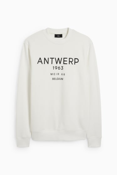 Men - Sweatshirt - cremewhite