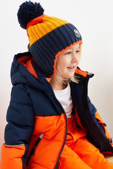Enfants garçons - Bonnet de ski - jaune
