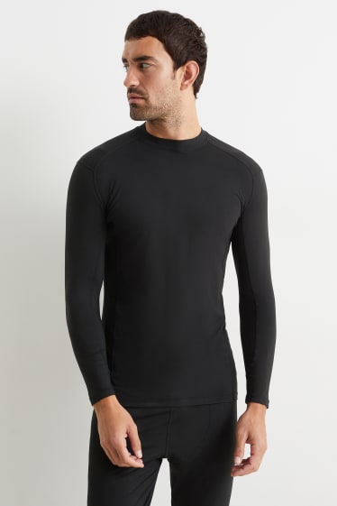 Heren - Ski-onderhemd - zwart