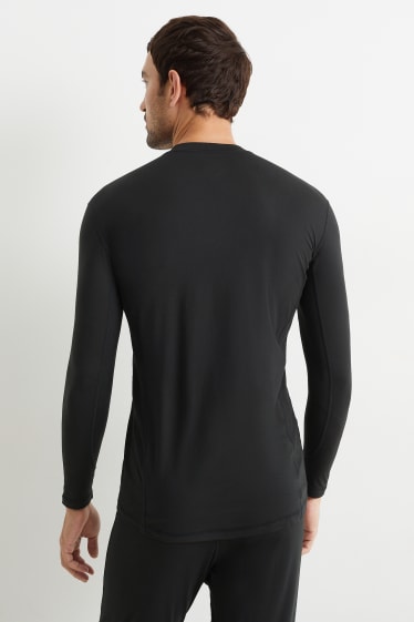 Heren - Ski-onderhemd - zwart
