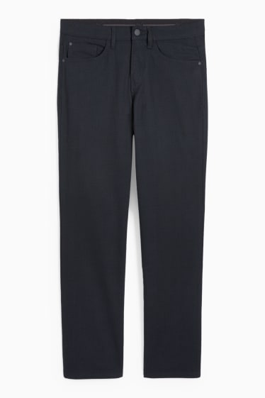 Men - Trousers - regular fit - Flex - dark blue
