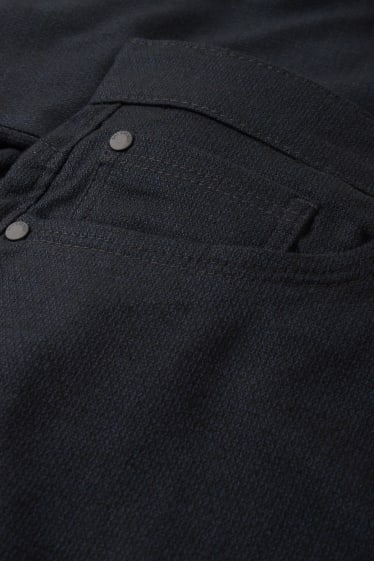 Hommes - Pantalon - regular fit - Flex - bleu foncé
