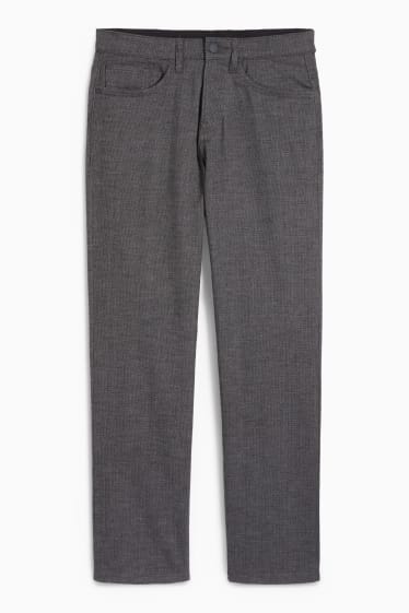 Uomo - Pantaloni - regular fit - Flex - grigio scuro