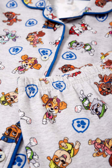 Enfants garçons - Pat' Patrouille - pyjama - 2 pièces - gris clair chiné