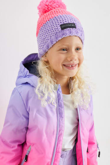 Bambine - Berretto da sci - fucsia fluorescente