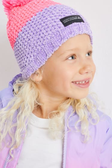 Bambine - Berretto da sci - fucsia fluorescente
