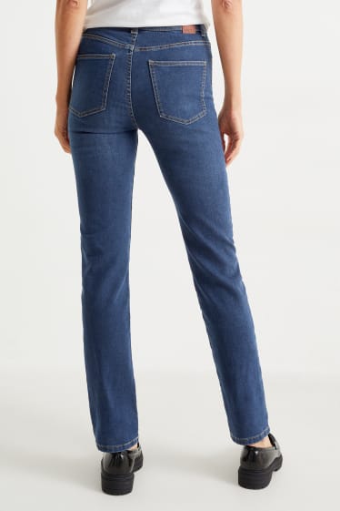 Donna - Straight jeans - vita alta - LYCRA® - jeans blu