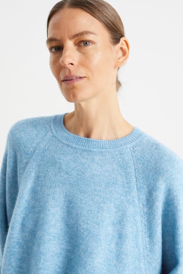Femmes - Pullover - bleu clair