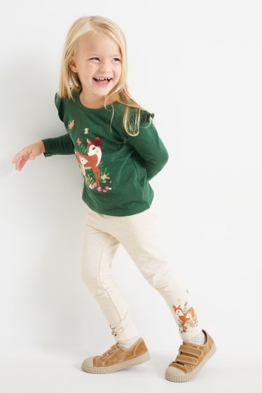 Bambini - Confezione da 5 - leggings termici - crema