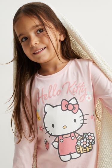 Kinderen - Hello Kitty - pyjama - 2-delig - roze