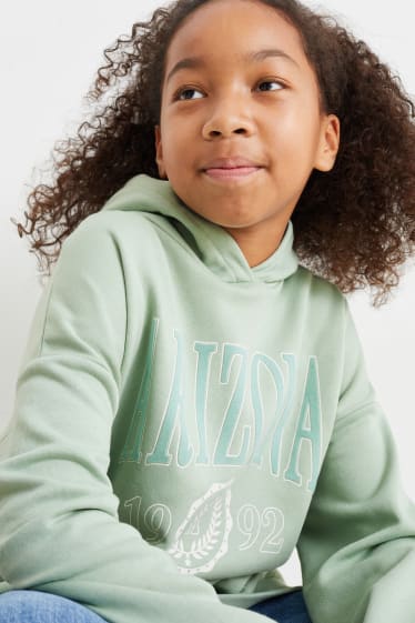 Kinder Mädchen - Hoodie - mintgrün