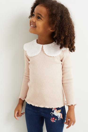 Bambini - Maglia a maniche lunghe - beige chiaro