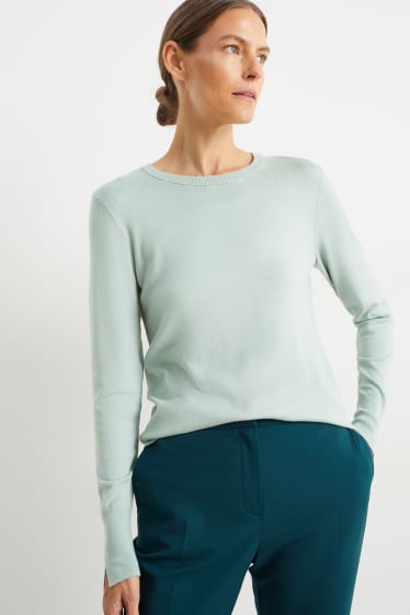 Damen - Pullover - mintgrün