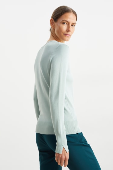 Damen - Pullover - mintgrün