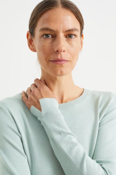 Damen - Pullover - mintgrün
