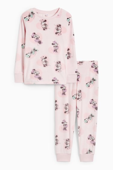 Bambine - Minnie - pigiama invernale - 2 pezzi - rosa