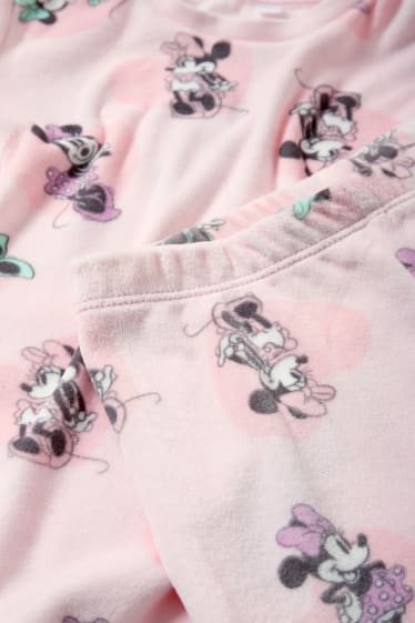 Bambine - Minnie - pigiama invernale - 2 pezzi - rosa