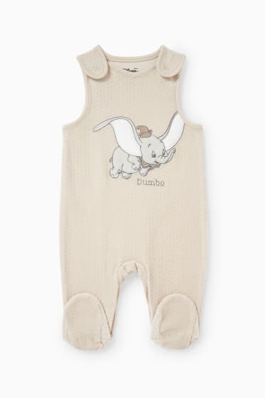 Unisex - Dumbo - Strampler-Set - 2 teilig - hellbeige