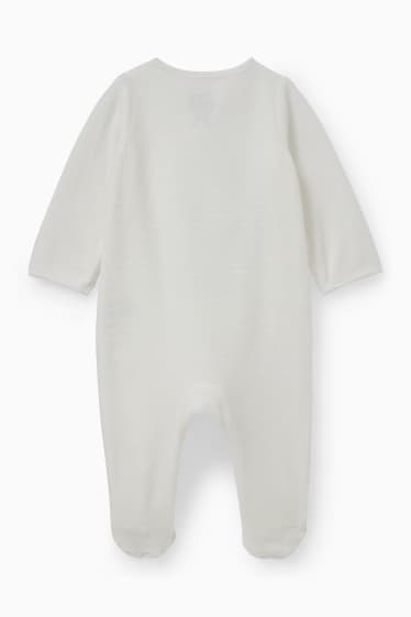 Baby Buben - Dumbo - Baby-Schlafanzug - cremeweiß