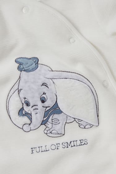 Baby Buben - Dumbo - Baby-Schlafanzug - cremeweiß