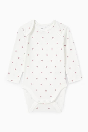Bébés filles - Ensemble avec grenouillère - 2 pièces - beige clair