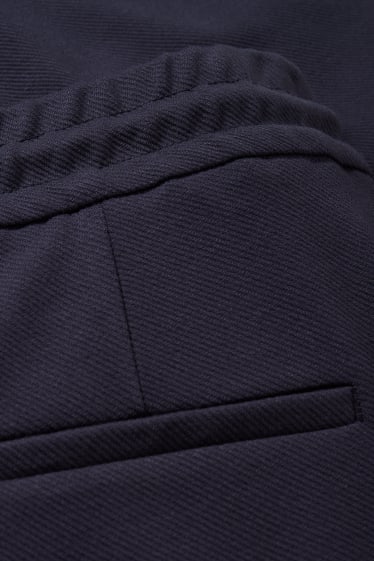 Donna - Pantaloni in jersey - gamba ampia - blu scuro