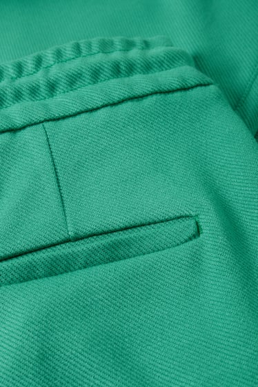 Dames - Broek van jersey - wide leg - groen