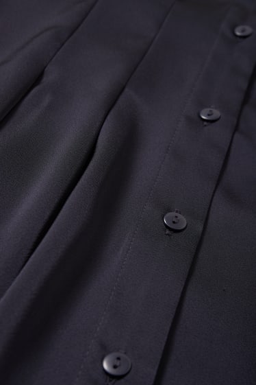 Femmes - Robe-chemisier - bleu foncé