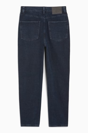 Femmes - Mom jean - high waist - LYCRA® - jean bleu foncé