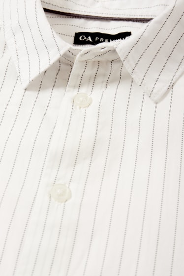 Enfants - Chemise - à rayures - blanc crème