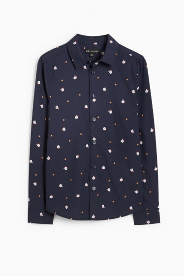 Children - Christmas shirt - dark blue