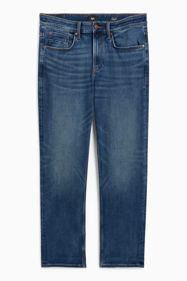 Home - Straight jeans - texans tèrmics - jog denim - LYCRA® - texà blau fosc