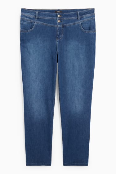 Donna - Slim jeans - vita media - jeans blu