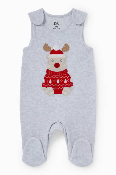 Nadó nen - Rudolf - pijama d’una peça - 2 peces - gris clar